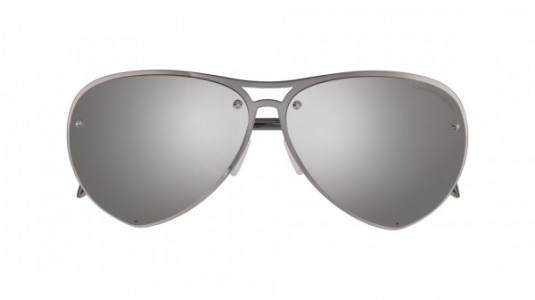 Alexander McQueen AM0102S Sunglasses, RUTHENIUM with BRONZE lenses