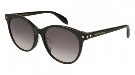 Alexander McQueen AM0125SK Sunglasses, BLACK with GREY lenses