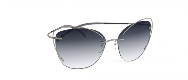 Silhouette TMA Atwire 8163 Sunglasses, 6560 Classic Grey Gradient