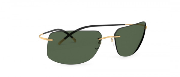 Silhouette TMA Collection 8698 Sunglasses, 7730 SLM POL Green