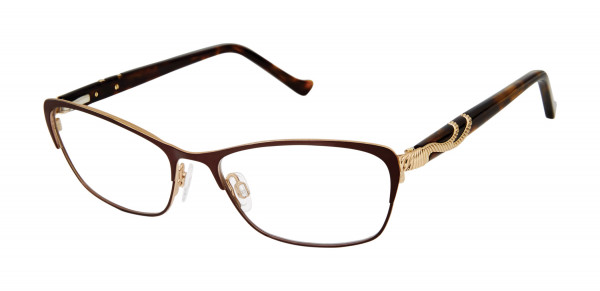 Tura R555 Eyeglasses, Dark Brown (DBR)