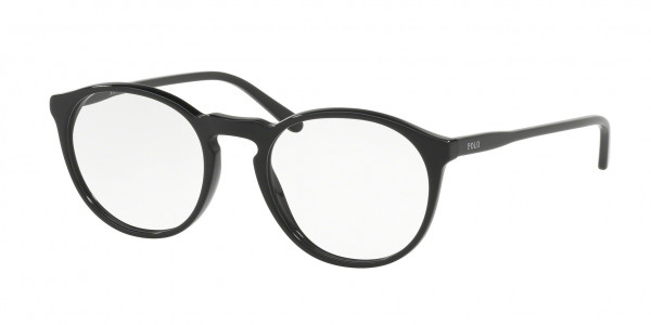 Polo PH2180 Eyeglasses, 5001 SHINY BLACK (BLACK)