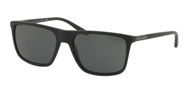 Ralph Lauren RL8161 Sunglasses, 565387 MATTE BLACK (BLACK)