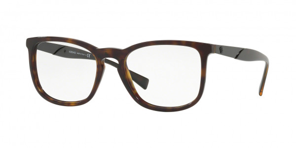 Versace VE3252 Eyeglasses, 108 DARK HAVANA (BROWN)