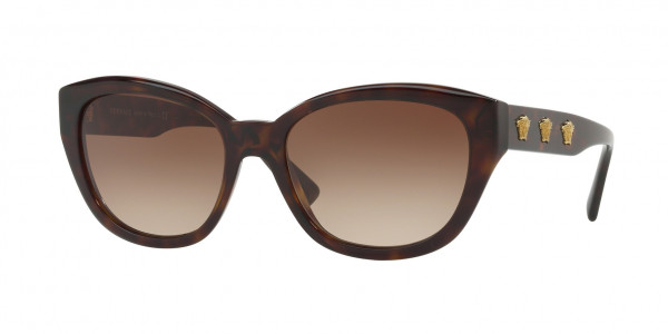 Versace VE4343 Sunglasses, 108/13 HAVANA (HAVANA)