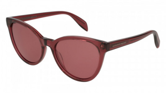 Alexander McQueen AM0111S Sunglasses, 003 - PINK with PINK lenses