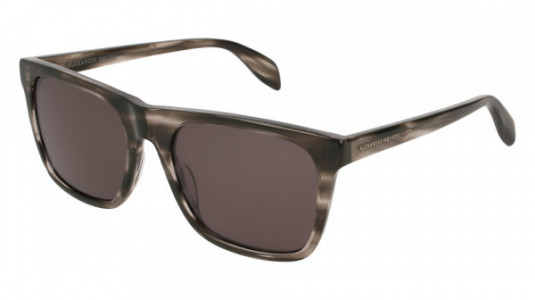 Alexander McQueen AM0112S Sunglasses, HAVANA with BROWN lenses