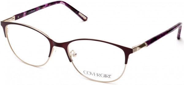 CoverGirl CG0540 Eyeglasses, 070 - Matte Bordeaux