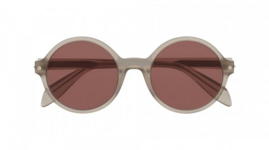 Alexander McQueen AM0073S Sunglasses, GREY with PINK lenses
