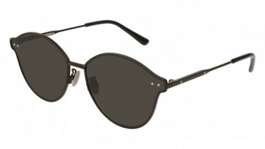 Bottega Veneta BV0139S Sunglasses, BLACK with GREY lenses