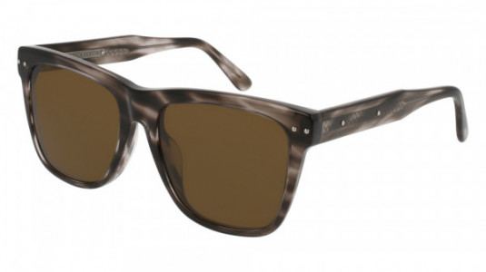 Bottega Veneta BV0098SA Sunglasses, HAVANA with BROWN lenses