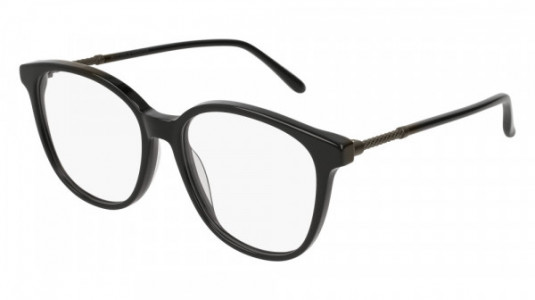 Bottega Veneta BV0137O Eyeglasses, 001 - RUTHENIUM