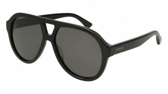 Gucci GG0159S Sunglasses, BLACK with GREY lenses