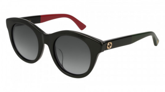 Gucci GG0169SA Sunglasses, BLACK with GREY lenses