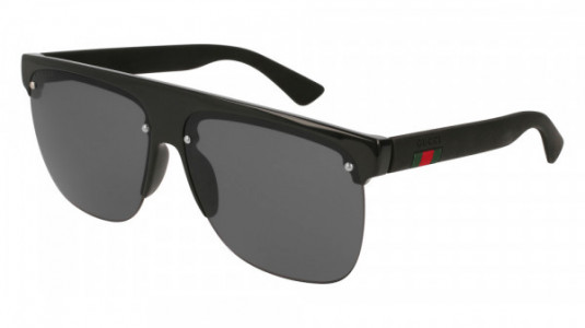 Gucci GG0171S Sunglasses, 002 - BLACK with GREY lenses