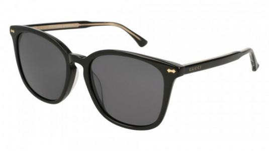 Gucci GG0194SK Sunglasses, BLACK with GREY lenses