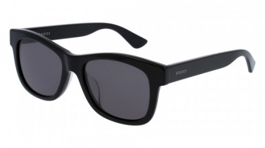 Gucci GG0044SA Sunglasses, BLACK with GREY lenses