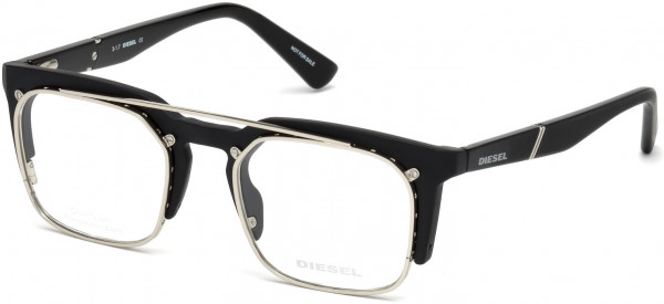 Diesel DL5258 Eyeglasses, 005 - Black/other