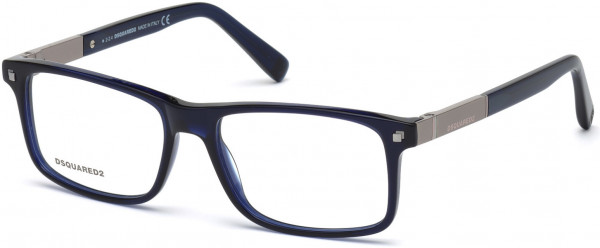 Dsquared2 DQ5170 Dallas Eyeglasses, 090 - Shiny Blue
