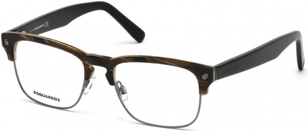 Dsquared2 DQ5178 Nottingham Eyeglasses, 062 - Brown Horn