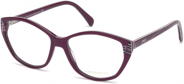 Emilio Pucci EP5050 Eyeglasses, 081 - Shiny Violet