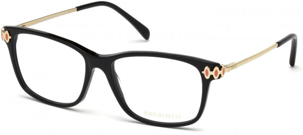Emilio Pucci EP5054 Eyeglasses, 001 - Shiny Black