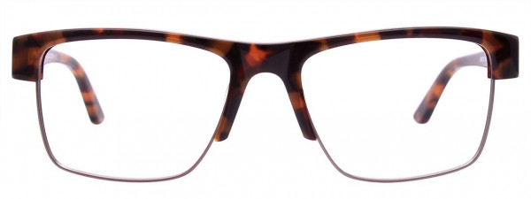 Greg Norman GN276 Eyeglasses, 010 - Demi Amber & Dark Grey