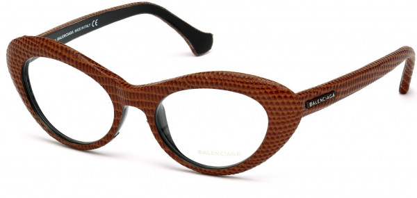 Balenciaga BA5048 Eyeglasses, 044 - Orange/other