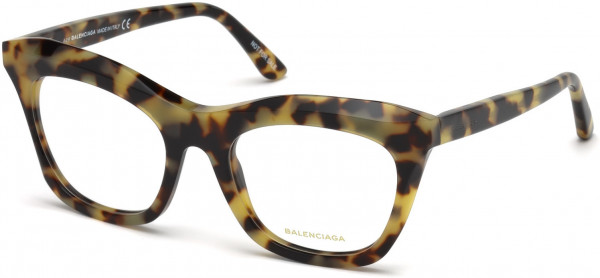 Balenciaga BA5075 Eyeglasses, 055 - Coloured Havana