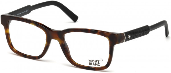 Montblanc MB0680 Eyeglasses, 052 - Dark Havana