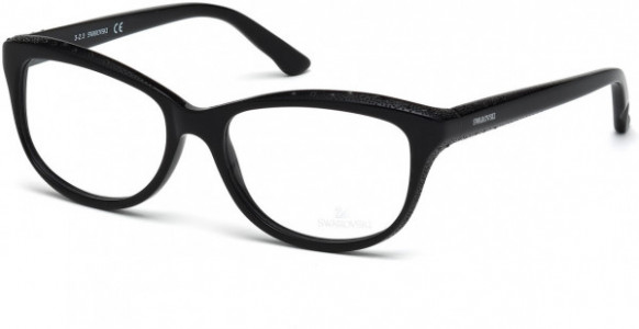Swarovski SK5100 Dame Eyeglasses, 001 - Shiny Black