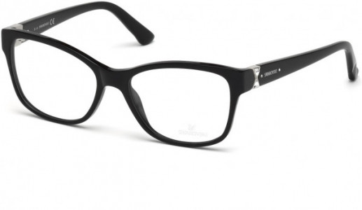 Swarovski SK5115 Erica Eyeglasses, 001 - Shiny Black