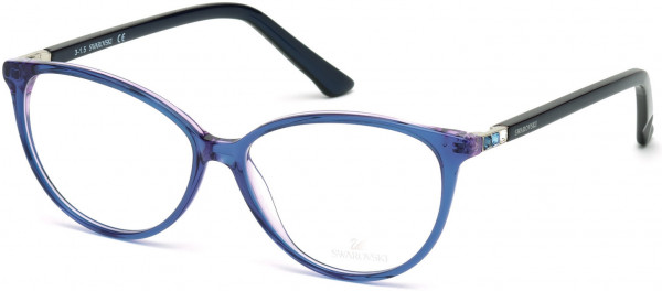Swarovski SK5136 Frida Eyeglasses, 092 - Blue/other