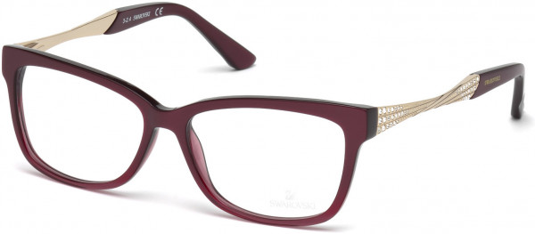 Swarovski SK5145 Francesca Eyeglasses, 071 - Bordeaux/other