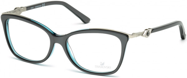 Swarovski SK5151 Faith Eyeglasses, 020 - Grey/other