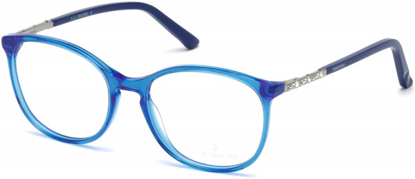 Swarovski SK5163 Fancy Eyeglasses, 090 - Shiny Blue