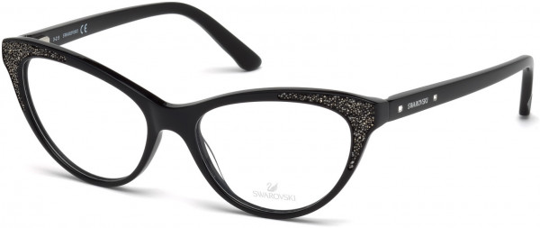 Swarovski SK5174 Grazia Eyeglasses, 001 - Shiny Black