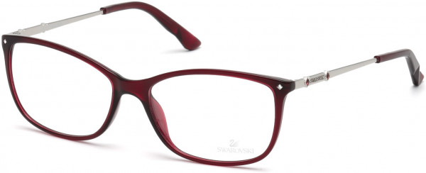 Swarovski SK5179 Glen Eyeglasses, 069 - Shiny Bordeaux