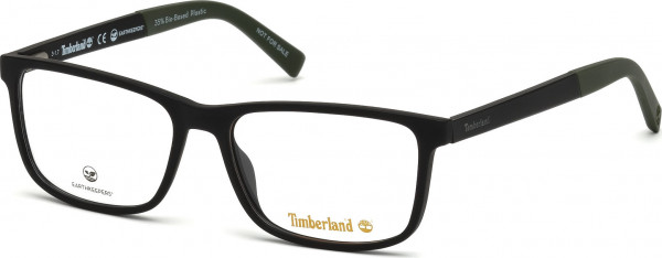 Timberland 49TB1589 Eyeglasses, 002 - Matte Black / Matte Black