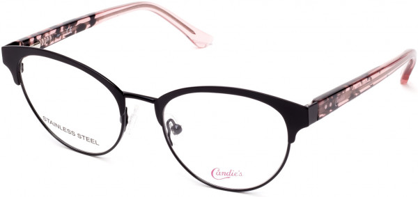 Candie's Eyes CA0149 Eyeglasses, 001 - Shiny Black