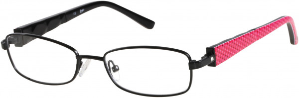 Candie's Eyes CAA312 Eyeglasses, P93 - Satin Black