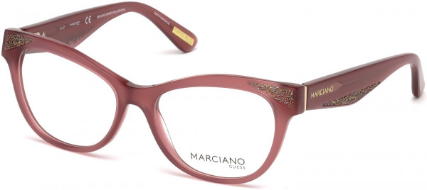 GUESS by Marciano GM0320 Eyeglasses, 075 - Shiny Fuxia