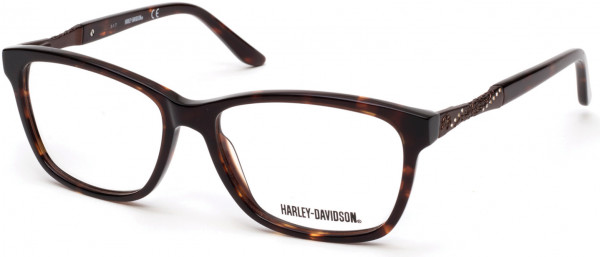 Harley-Davidson HD0542 Eyeglasses, 052 - Dark Havana