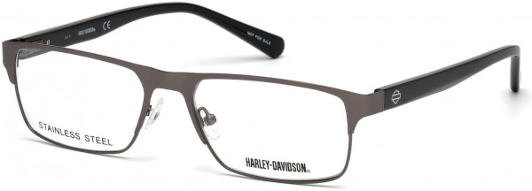 Harley-Davidson HD0765 Eyeglasses, 009 - Matte Gunmetal