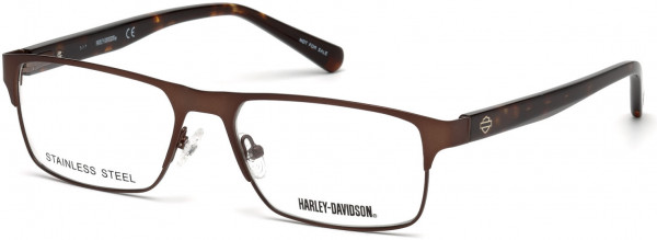 Harley-Davidson HD0765 Eyeglasses, 049 - Matte Dark Brown