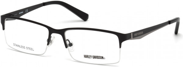 Harley-Davidson HD0766 Eyeglasses, 001 - Shiny Black