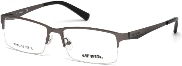 Harley-Davidson HD0766 Eyeglasses, 009 - Matte Gunmetal