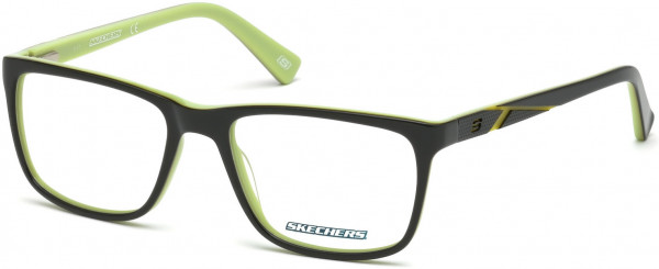 Skechers SE3212 Eyeglasses, 096 - Shiny Dark Green
