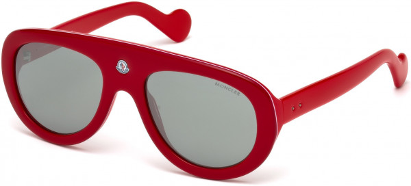 Moncler ML0001 Moncler Blanche Sunglasses, 68C - Red/other / Smoke Mirror