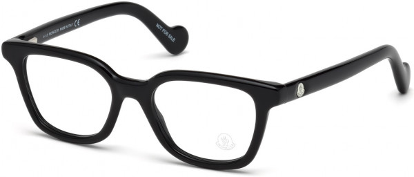 Moncler ML5001 Eyeglasses, 001 - Shiny Black